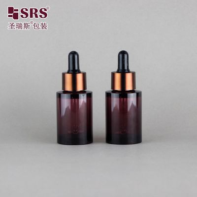 ซื้อ พลาสติก Dropper Essence Serum เครื่องสําอางบํารุงผิวหนังหรูหรา PET กระป๋อง 30 มิล online manufacture