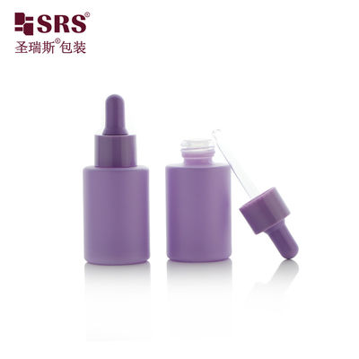 ซื้อ น้ํามันหอมกลม เครื่องสําอาง ไม่มีการรั่ว นุ่ม สีแมคคารอน น่ารัก กระป๋องแก้ว Dropper 30ml online manufacture