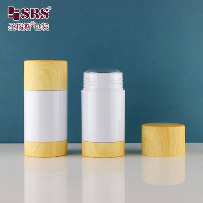 ซื้อ รูปทรงกลม สีที่กําหนดเอง กระป๋องพลาสติกสติ๊ก Twist Up ถังน้ําดีโอเดอร์แอนท์ 50 มิล online manufacture