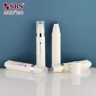 ซื้อ 10 มล PP PCR วัสดุรีไซเคิล พลาสติก ปรับแต่งสไตล์พิมพ์ แบบนวดแบบไม่มีอากาศ เซรั่มตา 1/3 oz Roll On Bottles online manufacture