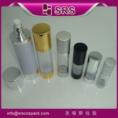 ซื้อ SRS ขายปลีกเครื่องสําอางกลม อลูมิเนียมไม่มีอากาศ เครื่องฉีดใส กระป๋องที่มีฝา online manufacture
