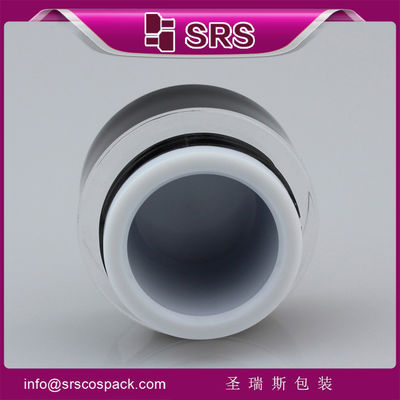 ซื้อ จีน จําหน่ายรูปกลม สีดํา J021 5g เครื่องสําอางตัวอย่างกระปุก online manufacture