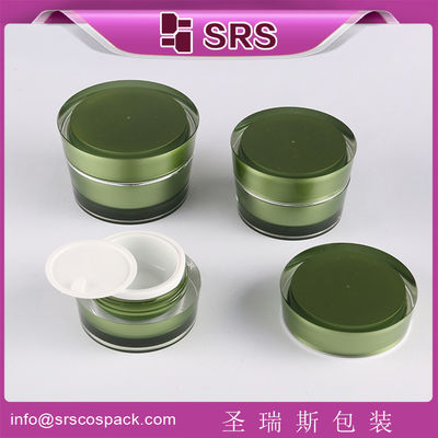 ซื้อ SRS ประเทศจีน การบรรจุเครื่องสําอาง ขายส่งปลีก กระปุกพลาสติกอะคริลิคหรู 50 มิลลิลิตร สําหรับใช้กับครีมหน้า online manufacture