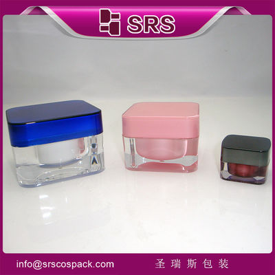 ซื้อ Shengruisi Packaging J056-5G 30G 50G กระปุกครีมอะคริลิคสี่เหลี่ยม online manufacture
