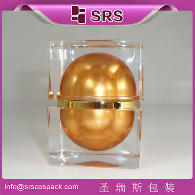 ซื้อ J059 กระป๋องเครื่องสําอางพลาสติกทรงสี่เหลี่ยมใส 30 ml 50 ml online manufacture