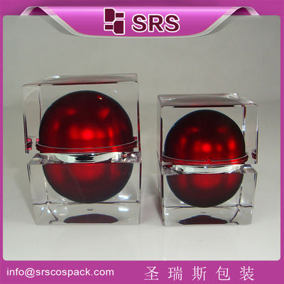 ซื้อ Shengruisi การบรรจุ J059-30G 50G จานครีมอะคริลิคสี่เหลี่ยม online manufacture