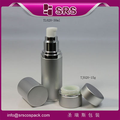 ซื้อ ผู้ผลิต SRS ขายปลีก กระปุกกลมอลูมิเนียมและขวดสเปรย์ไร้อากาศว่างสําหรับเครื่องสําอาง online manufacture