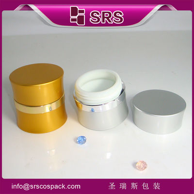 ซื้อ SRS ประเทศจีน การบรรจุเครื่องสําอาง ขายปลีก อัลลูมิเนียมหรูกระปุกว่างสําหรับใช้กับครีมหน้า online manufacture