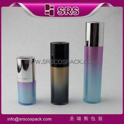 ซื้อ 15ml 30ml 50ml การบรรจุเครื่องสําอางสีเรียงความเข้ม ค ณภาพสูง กระป๋องปั๊มไม่มีอากาศ online manufacture