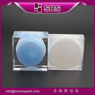 ซื้อ โครมดูแลผิวหนังเครื่องสําอาง J053 สี่เหลี่ยม กระปุกพลาสติก online manufacture