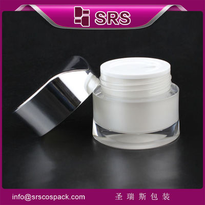 ซื้อ กระป๋องเครื่องสําอางสีขาวทรงพิเศษ กระป๋องกระป๋อง 50 กรัม online manufacture