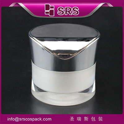ซื้อ กระปุกสีขาวแมท มีหมวกเงิน ครีมดูแลผิวหนัง กระปุกว่าง online manufacture