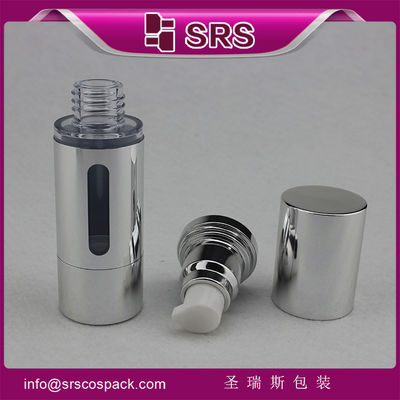 ซื้อ เงินโลหะ A027 กระป๋องพลาสติกปั๊มไม่มีลม 15ml 30m l50ml online manufacture