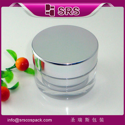 ซื้อ กระป๋องเครื่องสําอางแอครีล มีปลายอลูมิเนียม กระป๋องครีมพลาสติก J022 online manufacture