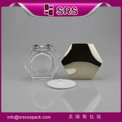 ซื้อ J601 กระปุกพลาสติกอะคริลิคที่มีคุณภาพสูง กระปุกทรงหกเหลี่ยม online manufacture