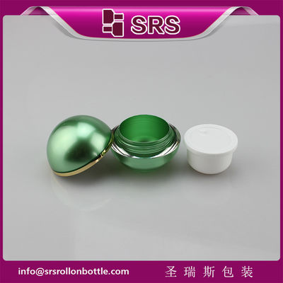 ซื้อ กระปุกสําอางสีเขียวหรู กระปุกครีมแอคริลิคทรงลูก online manufacture