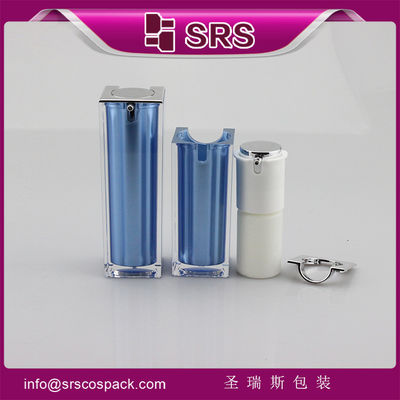 ซื้อ รูปทรงสี่เหลี่ยม สีฟ้า ครีมดูแลผิวหนัง เครื่องสําอางที่ไม่มีลม online manufacture