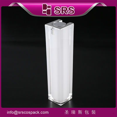 ซื้อ สี่เหลี่ยมรูปแบบการบรรจุเครื่องสําอาง ผู้ผลิต 1 oz กระปุกไม่มีลม online manufacture