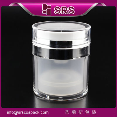 ซื้อ A100 ถัง 15ml 30ml 50ml น้ําปั๊มไร้อากาศสีขาวสําหรับครีมดูแลผิว online manufacture