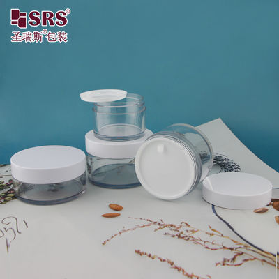 ซื้อ 50 กรัม 80 กรัม 100 กรัม 120 กรัม 150 กรัม ถังครีมร่างกายเครื่องสําอางเปล่า กระปุกพลาสติก PET online manufacture