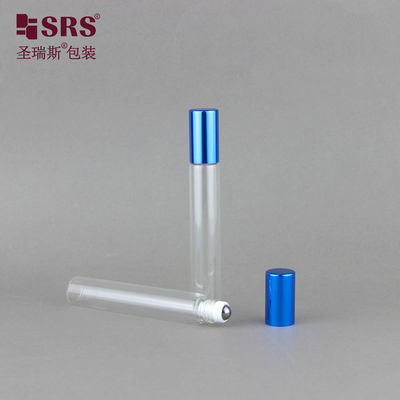 ซื้อ บรรจุภัณฑ์เครื่องสําอางเปล่า กระป๋องแก้ว 1/3 oz กระป๋องม้วนน้ํามันจําเป็น 10 ml online manufacture