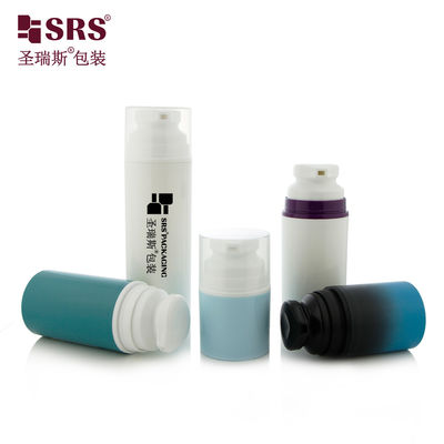 ซื้อ กลมอ้วนสั้น พลาสติกเกรดอาหารรีไซเคิล PP PCR ข้างเปล่า ถังปั๊มไร้อากาศ 100 ml online manufacture