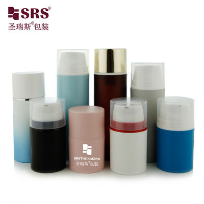 ซื้อ รอบ Snap On Style PP PCR วัสดุรีไซเคิล สีที่กําหนดเอง กระป๋องปั๊มไร้อากาศ 150 มล online manufacture