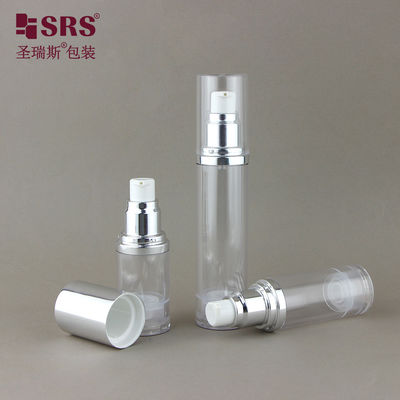 ซื้อ พลาสติกโปร่ง AS กล่องบรรจุเครื่องสําอางเปล่า ปั๊มน้ํายา 30 มิลลิลิตร กระป๋องไม่มีอากาศ online manufacture