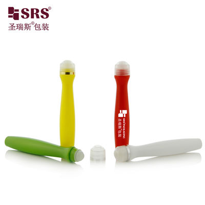 ซื้อ 0.5 oz วัสดุ PETG พลาสติกเปล่า รูปทรงเรเดียน รอลล์เจลผมบนกระปุก applicator online manufacture