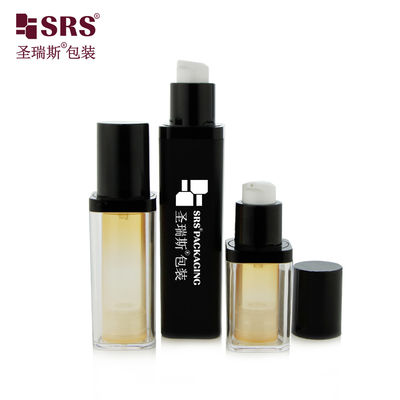 ซื้อ PET เปียก เปลี่ยนแปลงกระดาษสองผนังทรงสี่เหลี่ยม สีที่กําหนดเอง เซรั่มใบหน้าไม่มีอากาศ ขวด 50 ml online manufacture