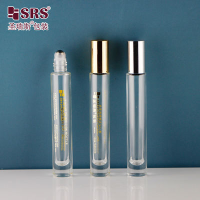 ซื้อ รูปทรงกลม ล่างหนาใส ไม่มีการรั่วน้ําหอมน้ํามันหอมน้ํามันสําคัญ กระป๋องลูกกลอง 10 ml online manufacture