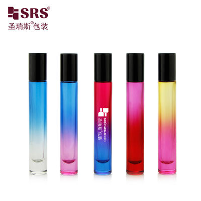 ซื้อ 10 มล รูปทรงกลม ด้านหนา หรูหรา ข้างว่าง Custom Gradient สีกระจกน้ํามัน กระปุก online manufacture