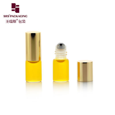 ซื้อ BLP-2MLml ท่อแก้ว Roll On กระป๋องสําหรับตัวอย่างที่กําหนดเอง กระป๋องลูกเหล็กม้วนสําหรับน้ํามันหอม online manufacture