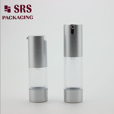 ซื้อ TA021 กระป๋องปั๊มโลชั่นพลาสติกสีเงินแมท 15ML 30ML 50ML ขาย online manufacture