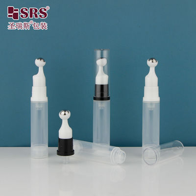 ซื้อ A0031 PP Luxury Customization Empty Injection White Glossy Airless Pump Roll On Bottle สําหรับกรองตา online manufacture