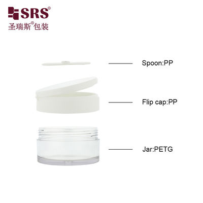 ซื้อ PETG003 ขาวว่างฉีด สีที่กําหนดเอง 100g 120g 150g 200g 250g กระปุกพลาสติก Flip Cap พร้อมตัวอย่างฟรี online manufacture