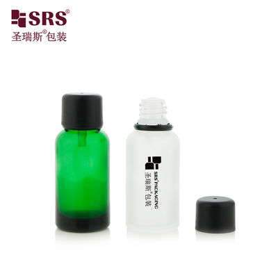 ซื้อ G007 กระป๋องแก้วกลม พร้อมหมวกสกรู หมวกหยดตั้ง ใส่หมวกไม่ขัดขวาง หมวกไม่ขัดขวาง สีที่กําหนดเอง บรรจุน้ํามันเหลว online manufacture