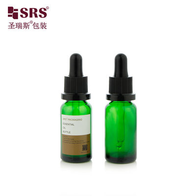 ซื้อ D012 สีเขียวแอมเบอร์ สีใส กระป๋องแก้วสีสต็อก พร้อมฝาตัวกระจกสกรู ลูกหลอดซิลิโคนสําหรับน้ํามันอีเซนเซียล online manufacture