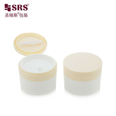 ซื้อ SRS1 120 กรัม 150 กรัม กำหนดเอง สีขาวนวล PP PCR รีไซเคิล กระปุกครีมขัดผิว พร้อมช้อน online manufacture