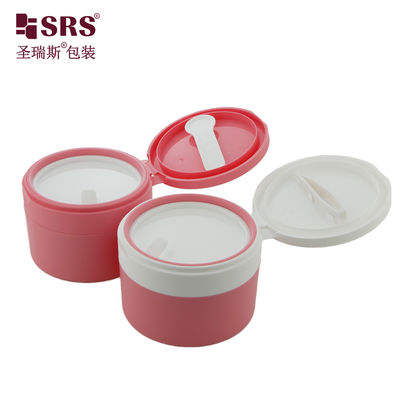 ซื้อ SRS1 120g 150g โถพลาสติกหรูหราแบบสองชั้นสำหรับขายส่ง พร้อมช้อน แม่เหล็ก บรรจุภัณฑ์ ภาชนะบรรจุภัณฑ์ การปรับแต่ง online manufacture