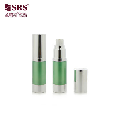 ซื้อ A022B 10ml 20ml 30ml 50ml พลาสติกกลม ปั๊มไม่มีอากาศ โลชั่นขวด สําหรับพื้นฐานเครื่องสําอาง online manufacture
