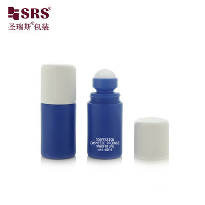 ซื้อ RPPC1-60ML ขวดโรลออนระงับกลิ่นกายพลาสติก PP สีน้ำเงินด้าน พร้อมฝาปิดกันเด็กและไม่รั่วไหล online manufacture