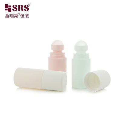 ซื้อ RPPC1-60ML CR ฝาเกลียวสองชั้น 2 ออนซ์ PCR PP วัสดุรีไซเคิล ขวดลูกกลิ้งสำหรับเจลนวด online manufacture