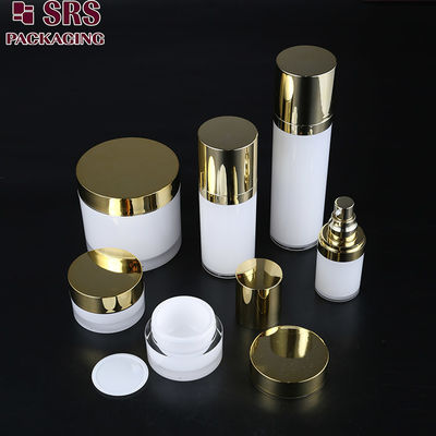 ซื้อ SRS ฟรีตัวอย่าง พลาสติกรีไซเคิล บํารุงผิว กระปุกบรรจุอะคริลิคและกล่องน้ํายากลม online manufacture