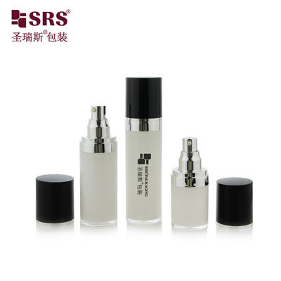 ซื้อ SRS ประเทศจีน ผู้ผลิตถังเครื่องสําอางแบบอะคริลิคเปล่า ถังพลาสติกสําหรับน้ํายา online manufacture