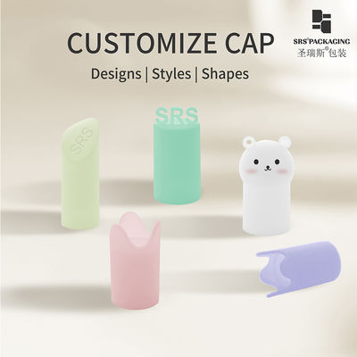 ซื้อ New Arrival Customized Mold PP Cap Unique Shape With Logo Pad Printing Luxury Cute Caps online manufacture