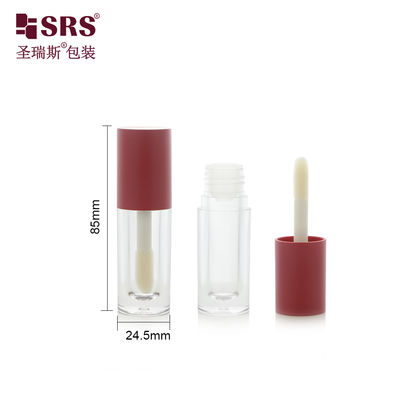 ซื้อ G1139 Injection Color Screw Cap Transparent Plastic Lipgloss Tube Container Customization Cute Cylinder online manufacture