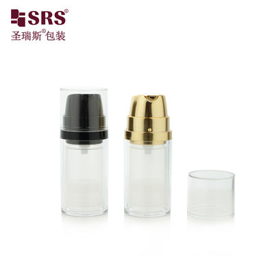 ซื้อ SRSA404 15ml 30ml 50ml Transparent AS Plastic Airless Bottle For Facial Gel Serum Packaging online manufacture