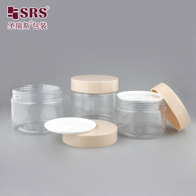 ซื้อ PET008 200g 250g 300g Customized Color PET Plastic Facial Cream Jar Container Packaging Wholesale online manufacture