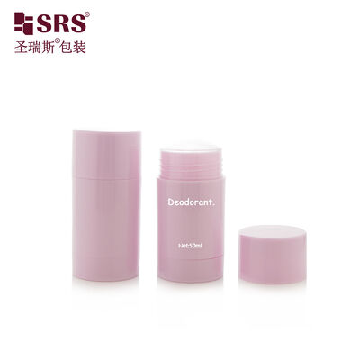 ซื้อ D042 50ML ภาชนะบรรจุสติ๊กระงับกลิ่นกายพลาสติกทรงกลมสีชมพูแบบกำหนดเอง เติมจากด้านล่าง online manufacture